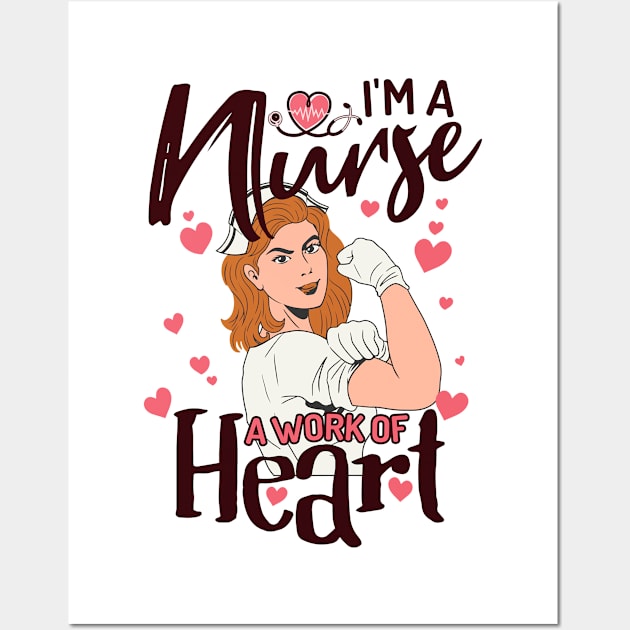 I'm A Nurse Wall Art by Norse Magic